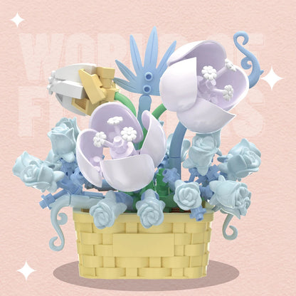 Bouquet Blumen Bausteine