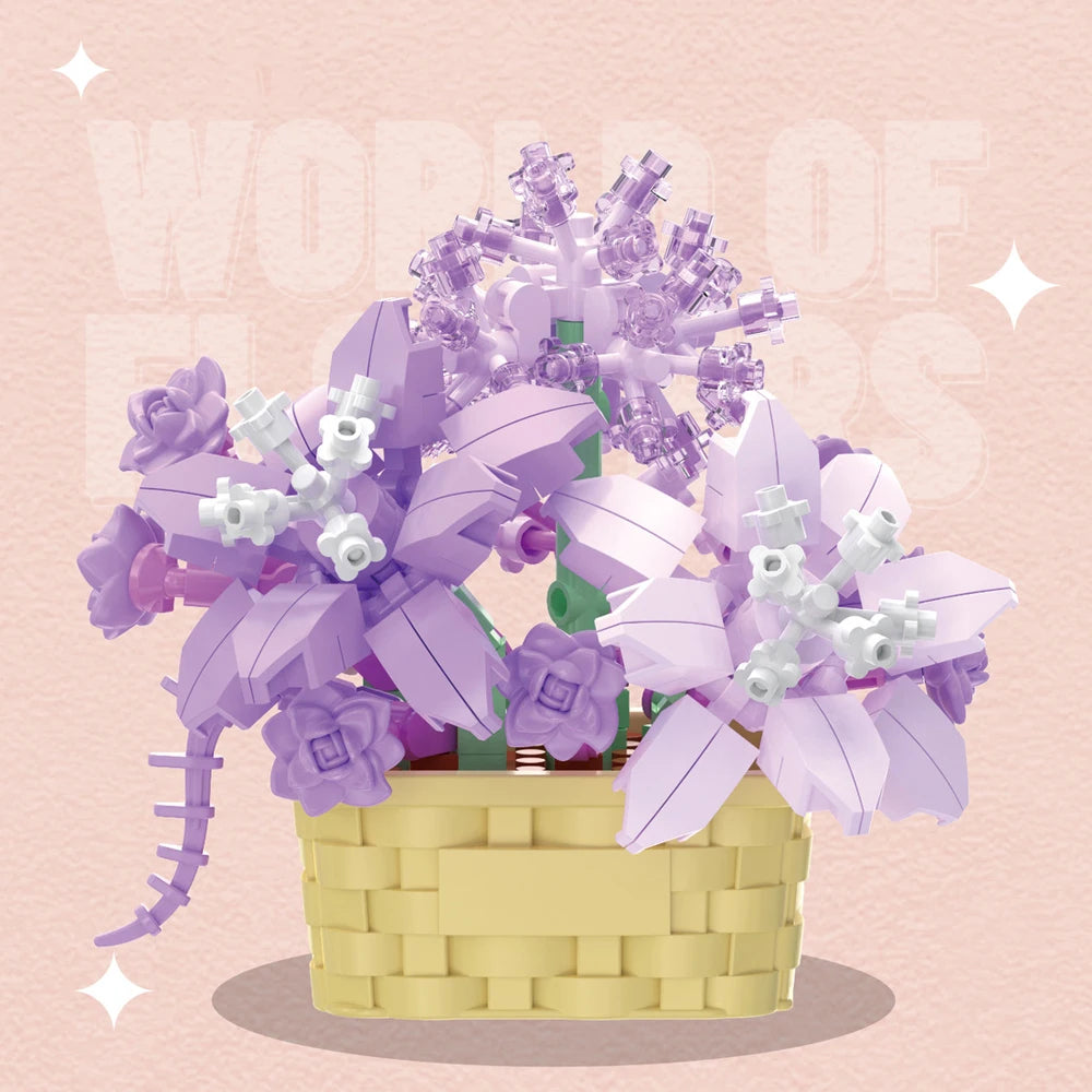 Bouquet Blumen Bausteine