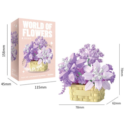 Bouquet Blumen Bausteine