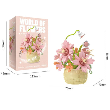 Bouquet Blumen Bausteine