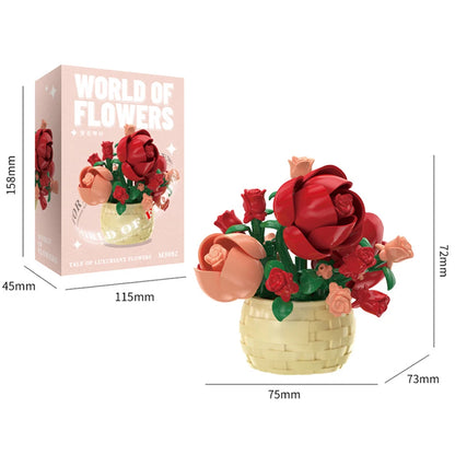 Bouquet Blumen Bausteine