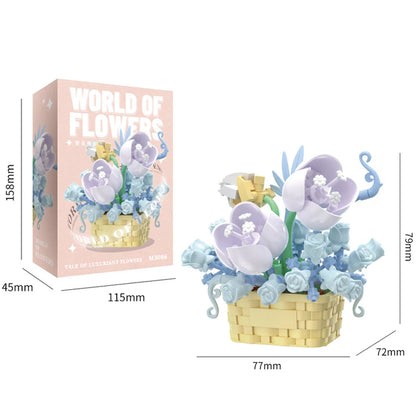 Bouquet Blumen Bausteine