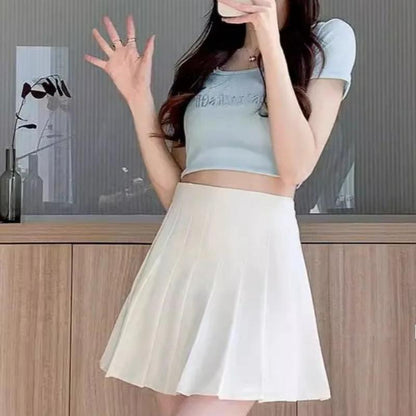 Damen Minirock mit hoher Taille