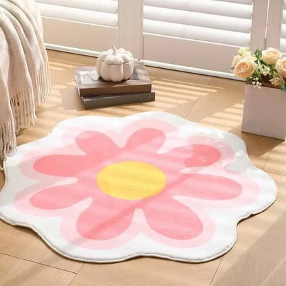 Einfache runde Teppich-Anti-Rutsch-Matte mit Blumenmuster