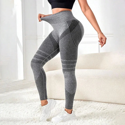 Ribbed Knit High Waist Leggings