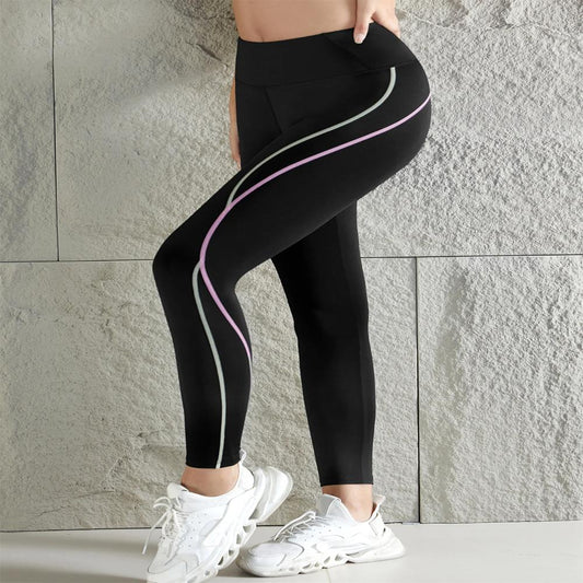 Side Line Yoga Leggings für Damen