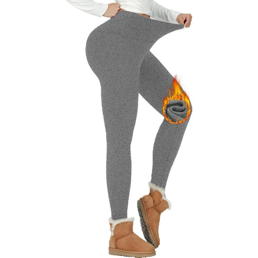Thermisch warme Leggings mit hoher Taille für Damen