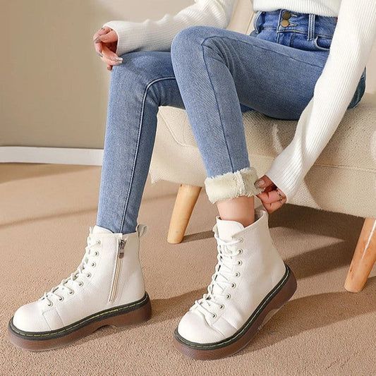 Winterwarme Damen Jeans Leggings