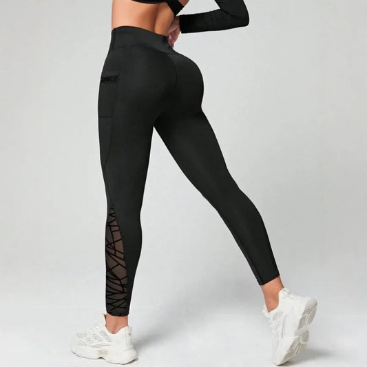 Yoga-Leggings mit hoher Taille für Damen
