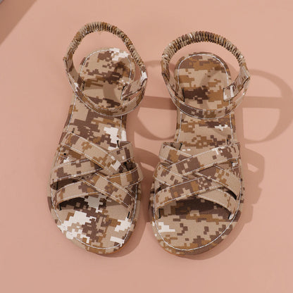 Bunte Damen-Sandalen Flach | 10 Farben Sommer